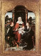 St Anne with the Virgin and Child and St Joachim gh CLEVE, Joos van